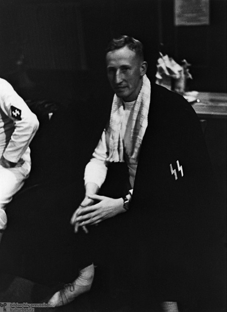 Reinhard Heydrich at a Fencing Competition with the Berlin SS Fencing Team (1939)